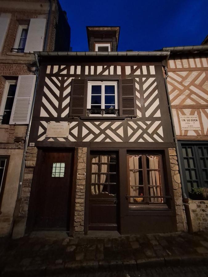 Maison Jongkind - Garage Prive 100 M - Selection Journee Du Patrimoine 2023 Appartement Honfleur Buitenkant foto